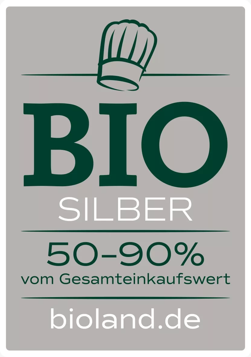 Bioland Silber – 50–90 % vom Gesamteinkaufswert